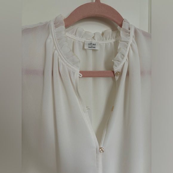 Wilfred sheer white blouse - Picture 5 of 6